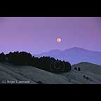 full moon over Mount Diablo, California